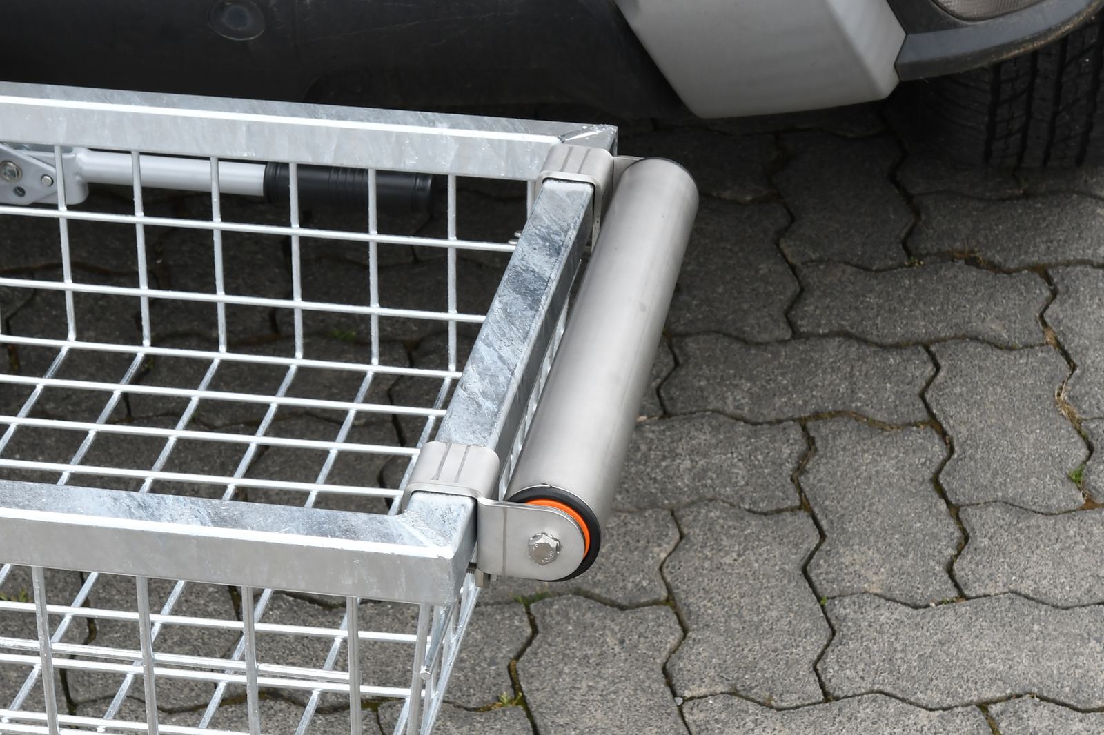 Bergerolle "Seitlich" aus Edelstahl – Bild 4
